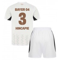 Maglia Calcio Bayer Leverkusen Piero Hincapie #3 Seconda Divisa Bambino 2024-25 Manica Corta (+ pantaloncini)